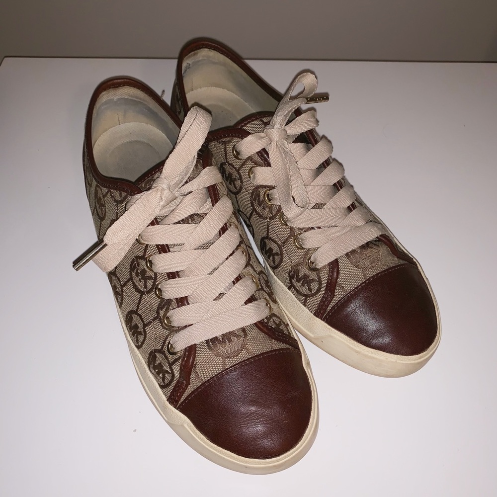 Michael Kors: MK Print Lace-up Sneakers
